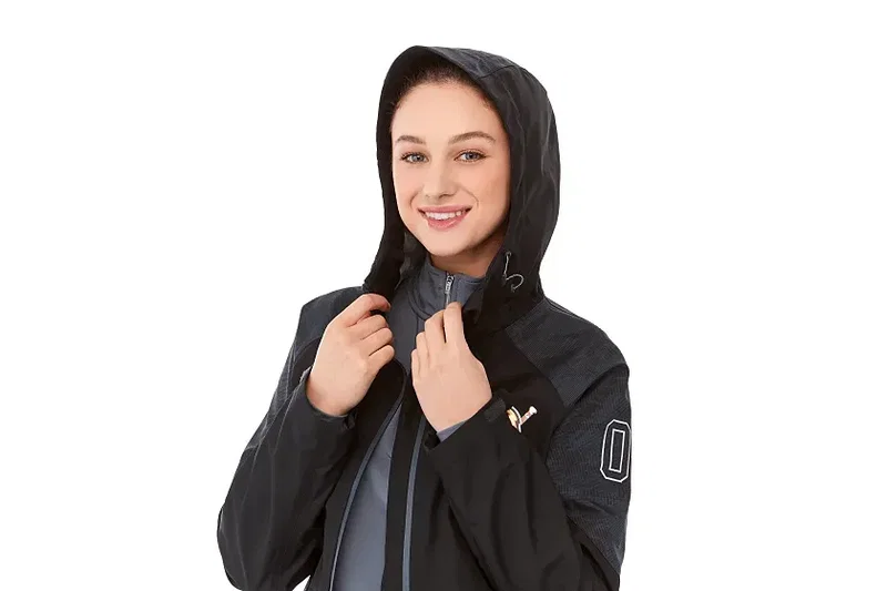 Personalized Waterproof Softshell Rain Jacket with Hood for Women — view 13