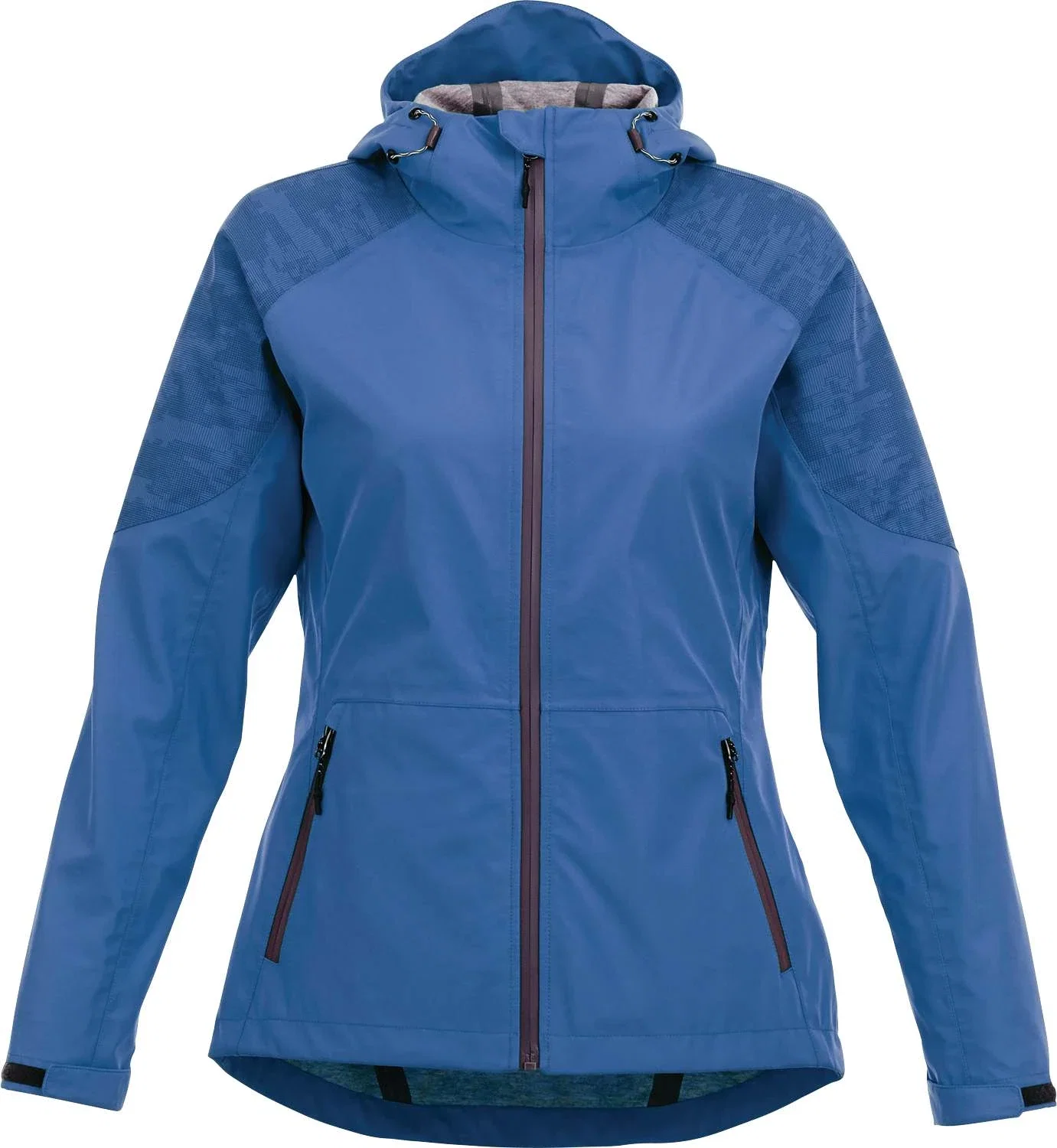 Personalized Waterproof Softshell Rain Jacket with Hood for Women — view 19