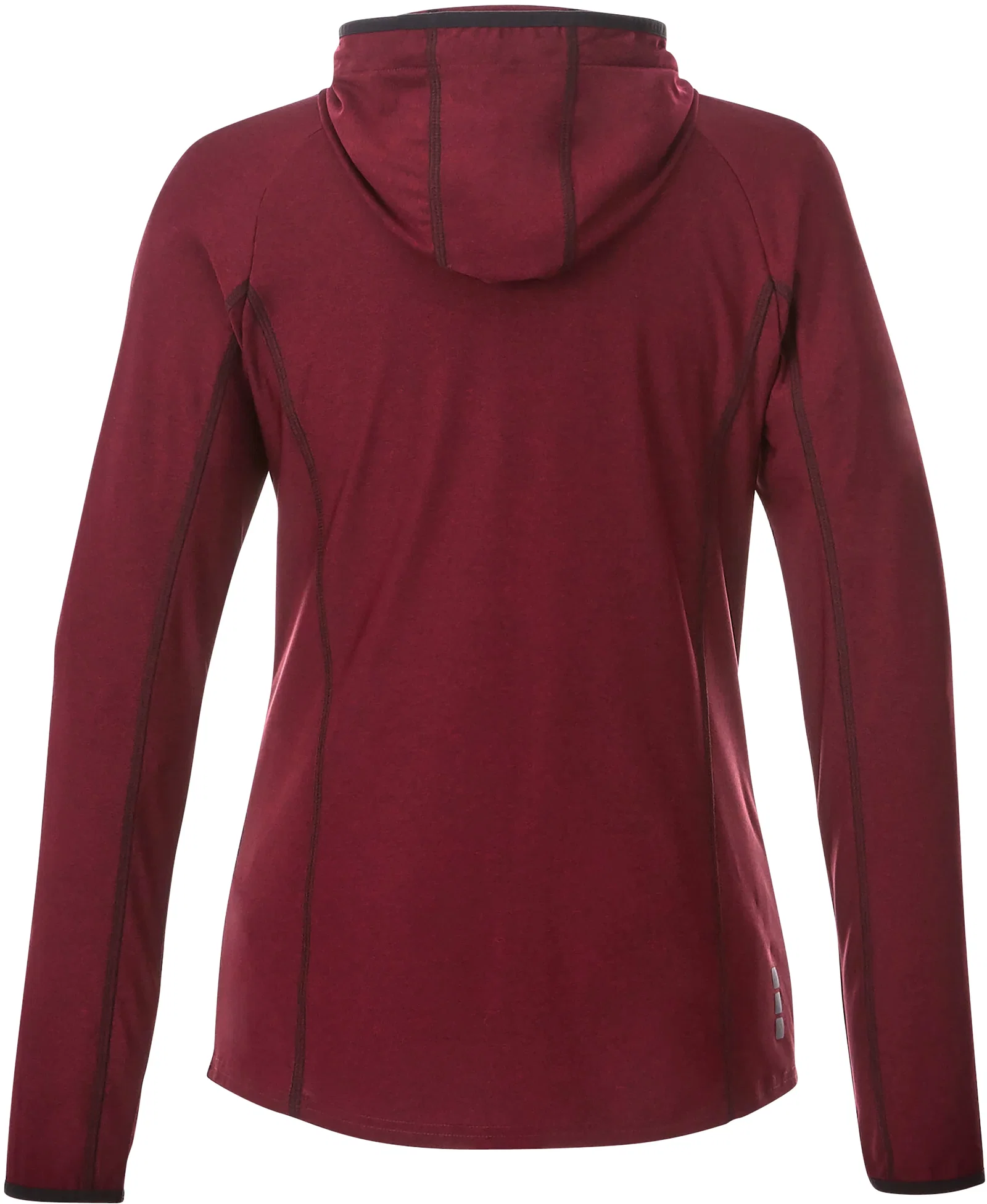 Custom Branded Women's Full Zip Lightweight Stretch Knit Jacket Hoodie - Kaiser Style — view 16