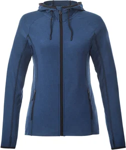 Kaiser Women's Full Zip Lightweight Stretch Knit Hoodie