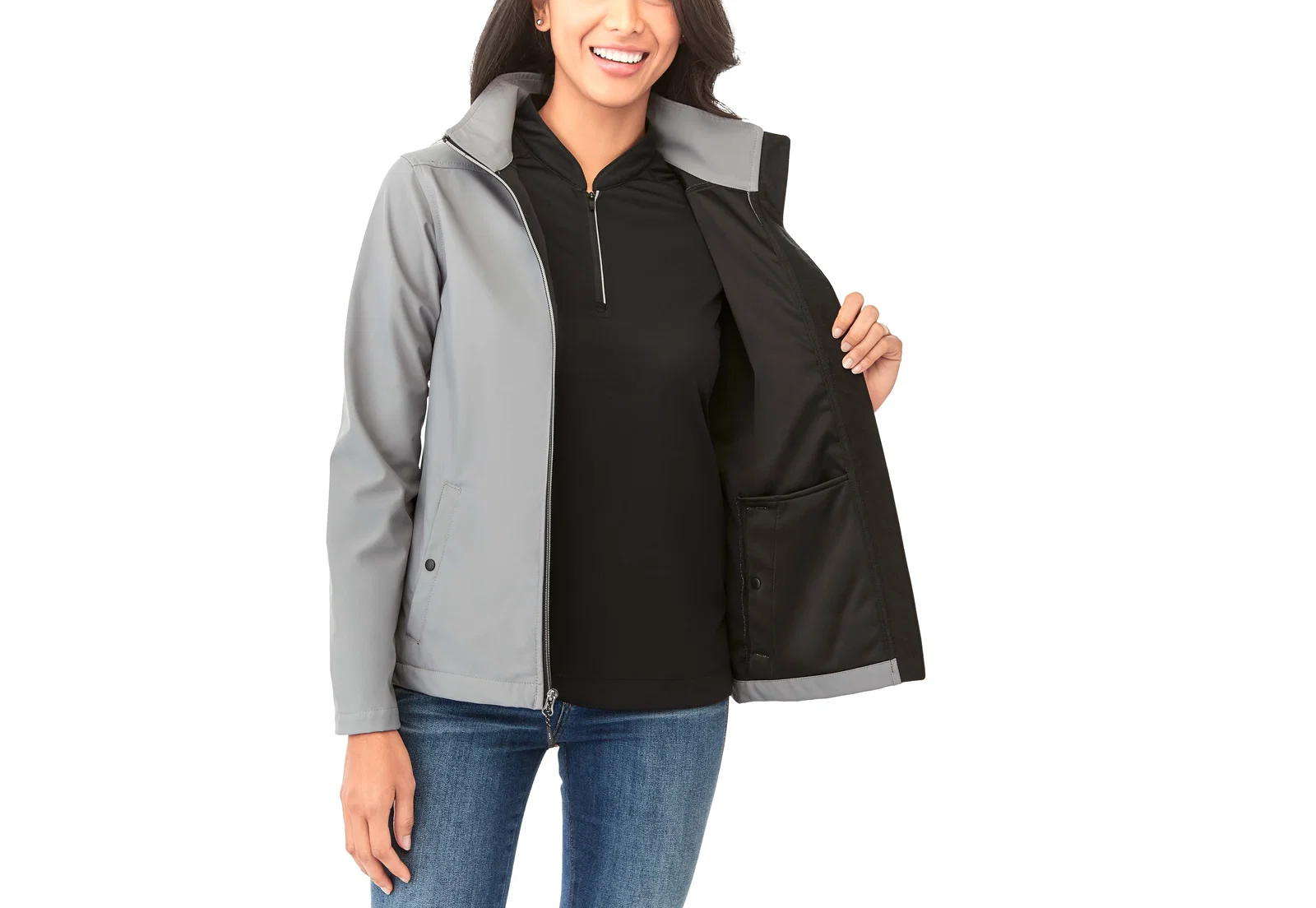 Custom Women's KARMINE Softshell Jacket - Water Repellent & Lightweight — view 29