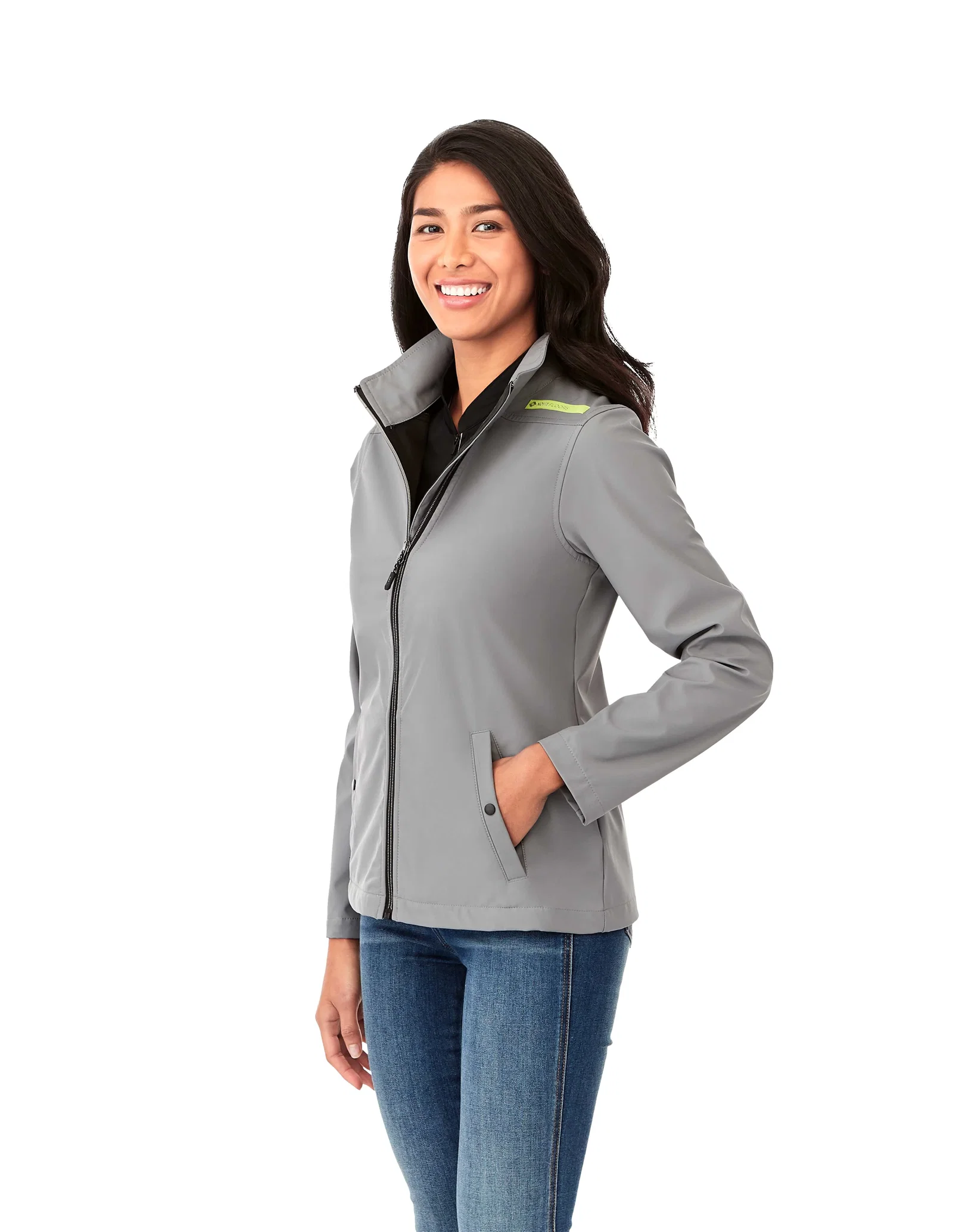 Custom Women's KARMINE Softshell Jacket - Water Repellent & Lightweight — view 30