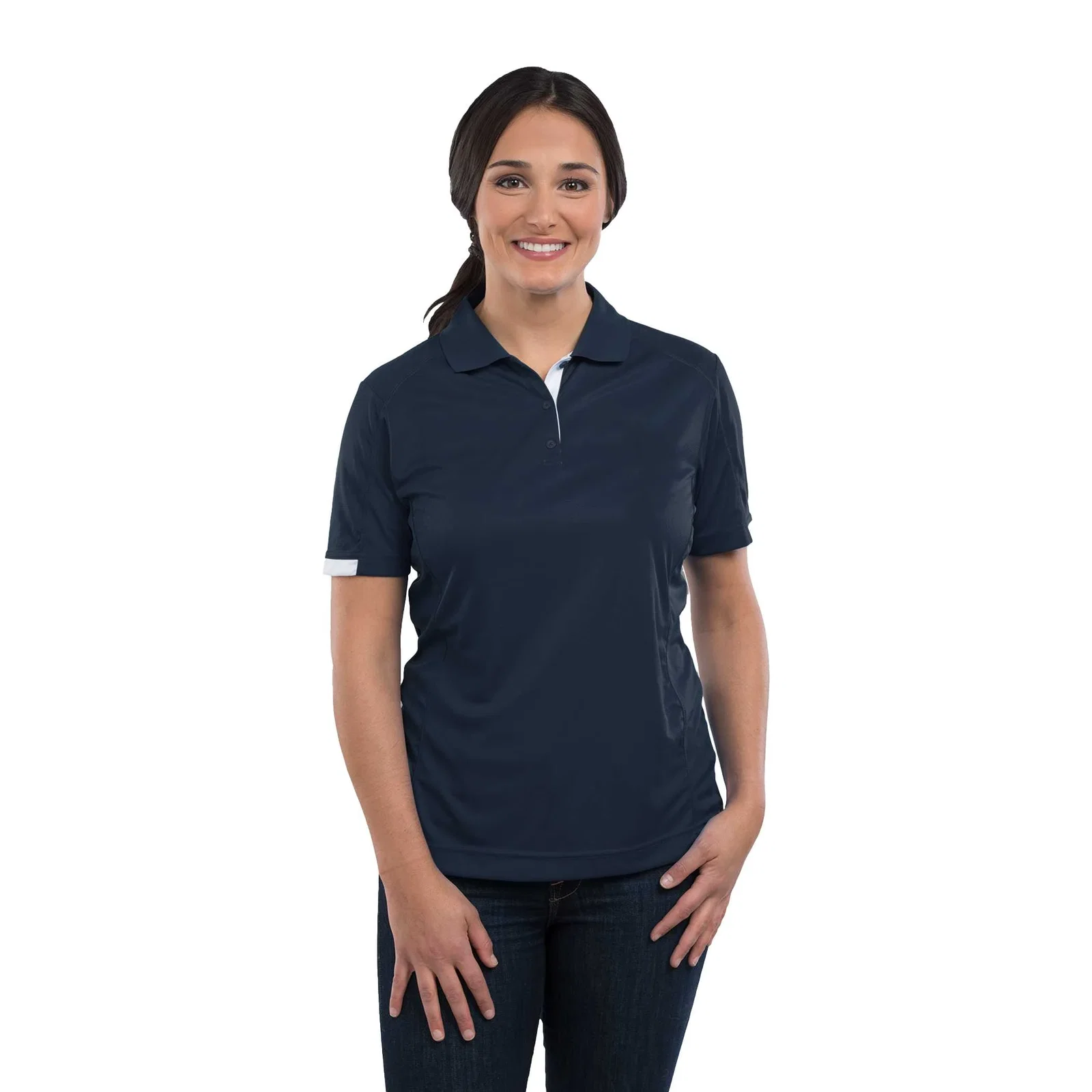 Custom Women's KISO Performance Polo with Moisture-Wicking Finish — view 68