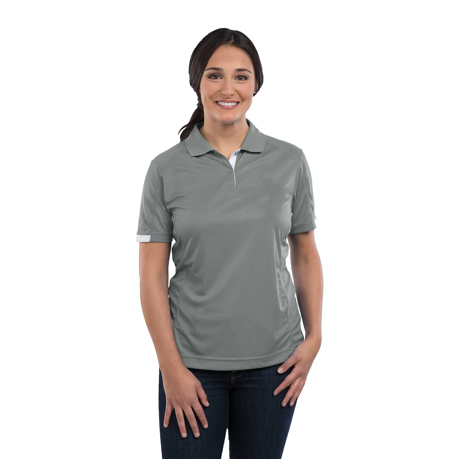 Custom Women's KISO Performance Polo with Moisture-Wicking Finish — view 74