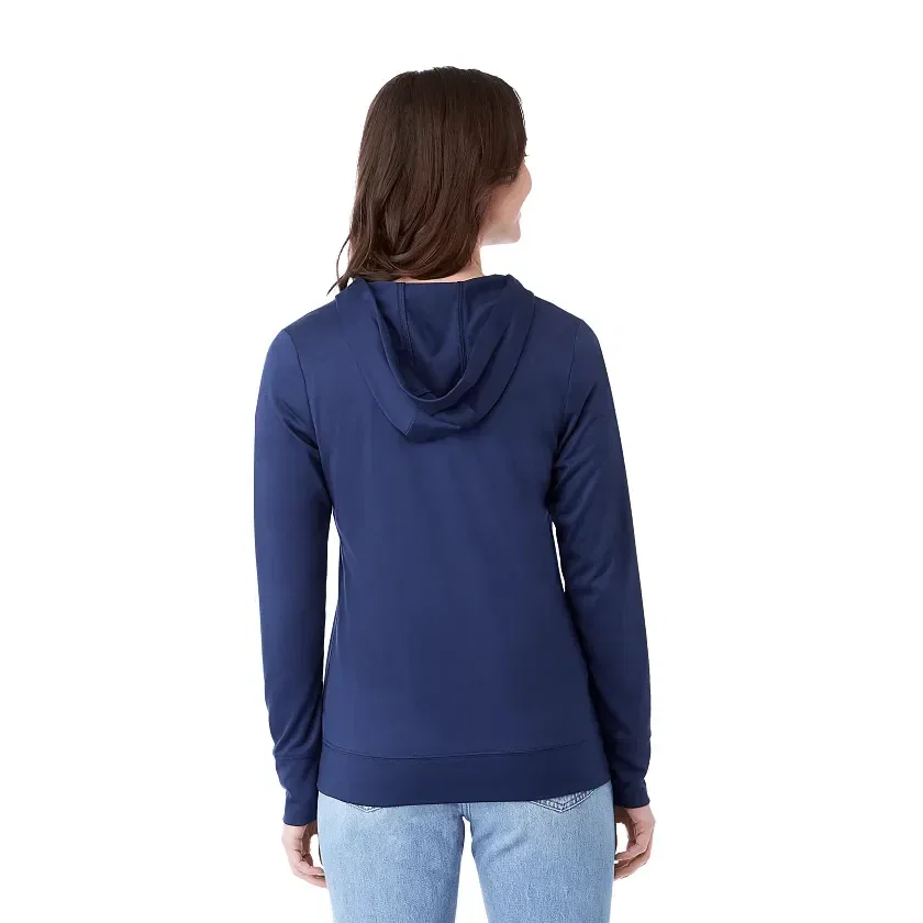 Eco Knit Full Zip Women's Hoody being worn