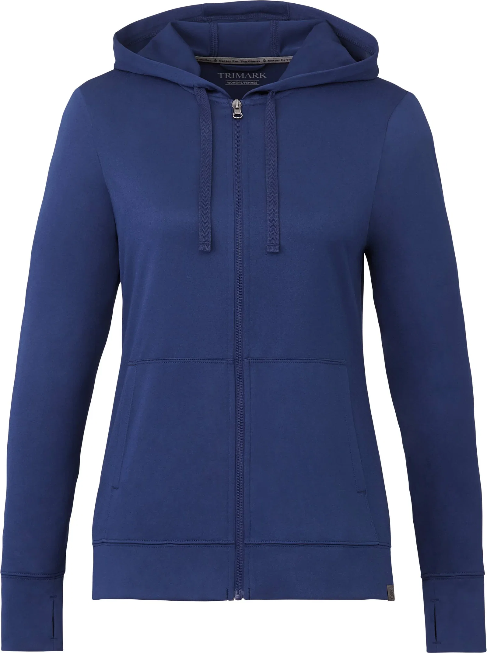 Branded Eco Knit Full Zip Women's Hoody — view 26