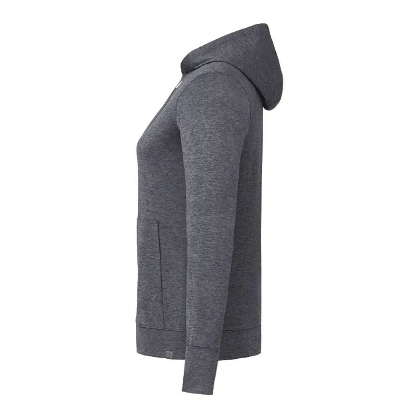 Branded Eco Knit Full Zip Women's Hoody — view 3