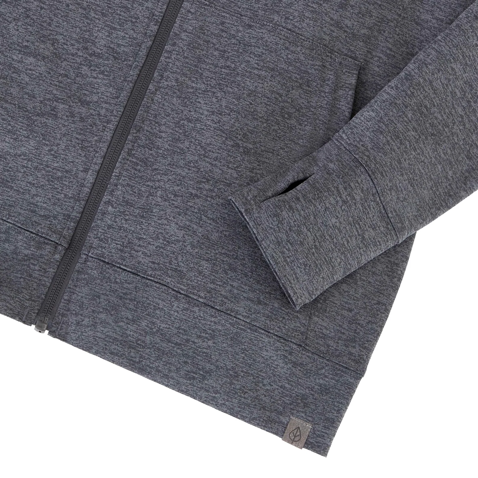 Branded Eco Knit Full Zip Women's Hoody — view 34