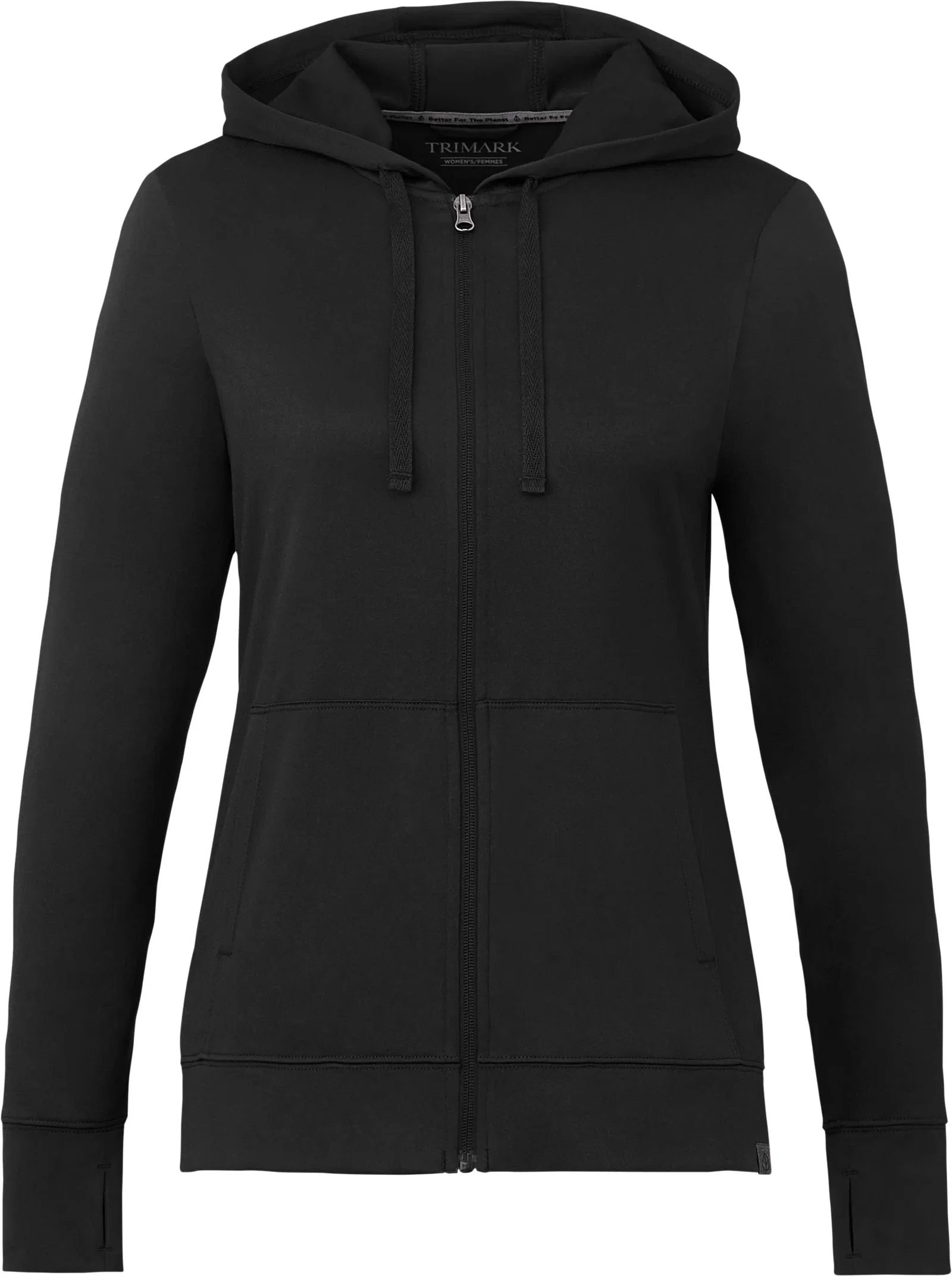 Branded Eco Knit Full Zip Women's Hoody — view 42