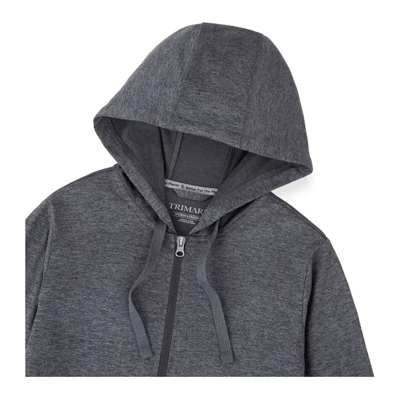 Branded Eco Knit Full Zip Women's Hoody — view 6