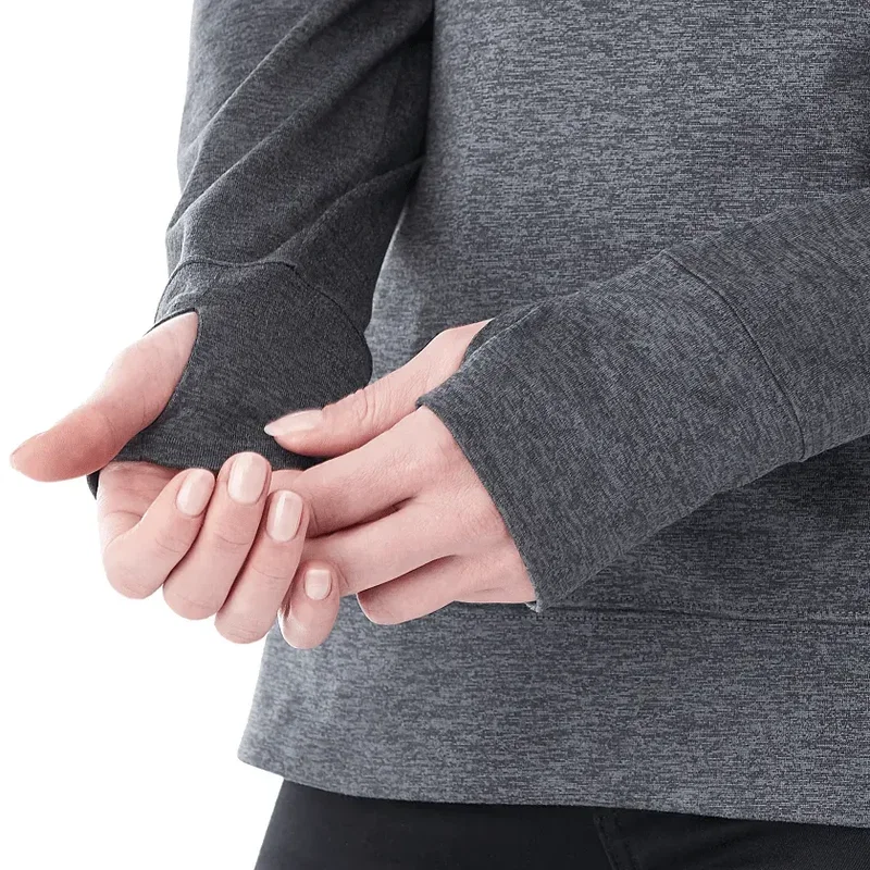 Personalized Women's Lightweight Performance Hoody - Lavar Eco Knit — view 12