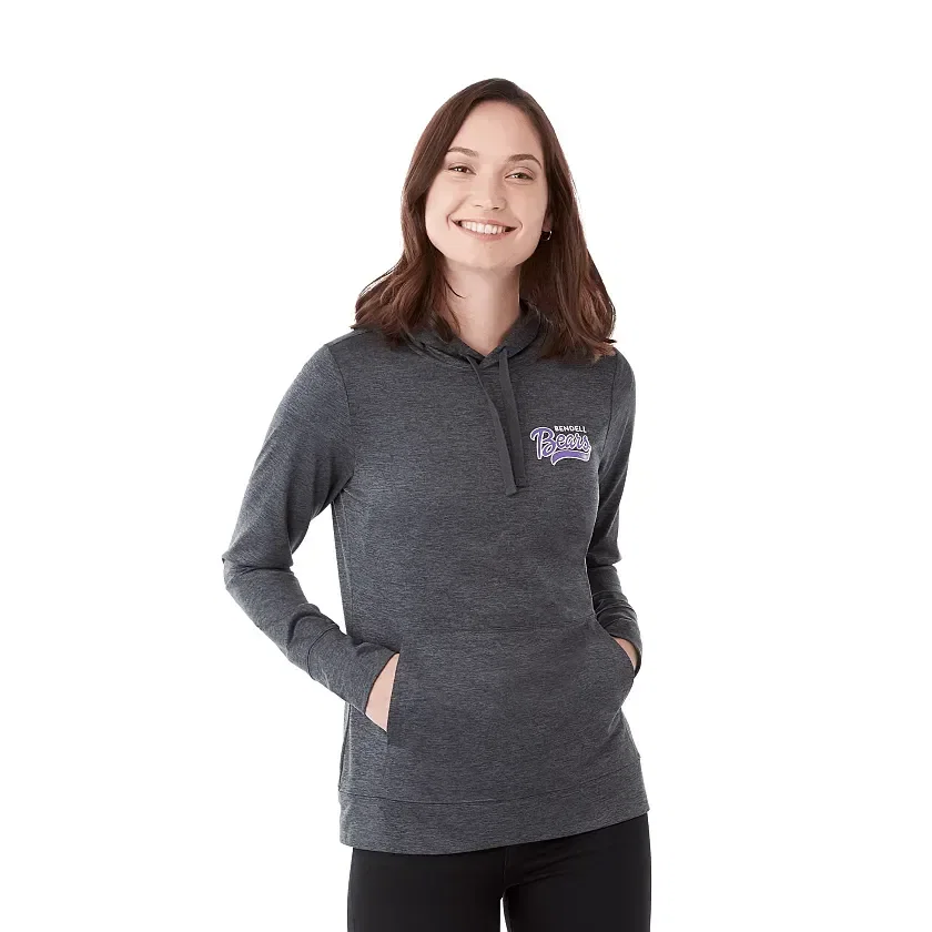 Lavar Women's Lightweight Eco Knit Performance Hoody being worn