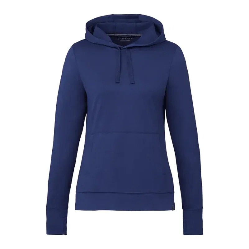 Personalized Women's Lightweight Performance Hoody - Lavar Eco Knit — view 5