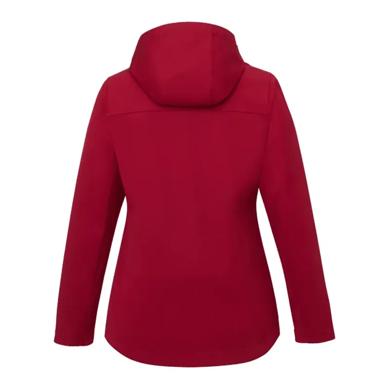 Branded Women's LEFROY Eco Softshell Jacket with Hood — view 11
