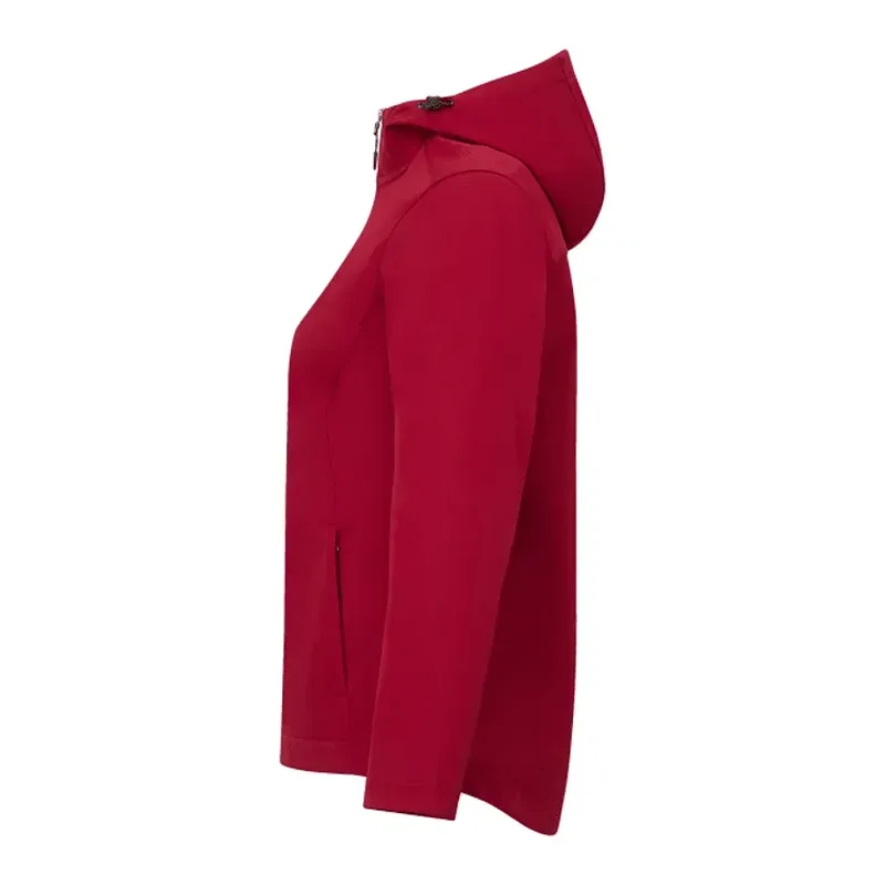 Branded Women's LEFROY Eco Softshell Jacket with Hood — view 13