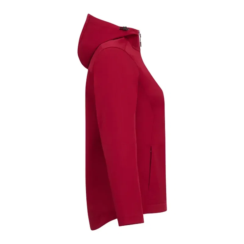 Branded Women's LEFROY Eco Softshell Jacket with Hood — view 14