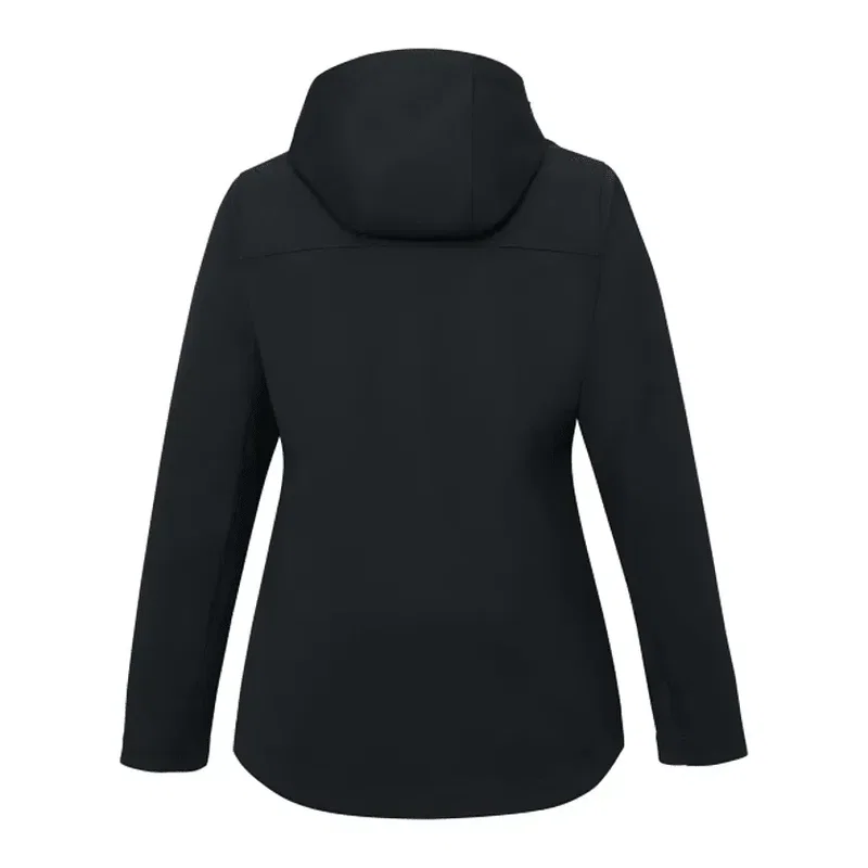 Branded Women's LEFROY Eco Softshell Jacket with Hood — view 16