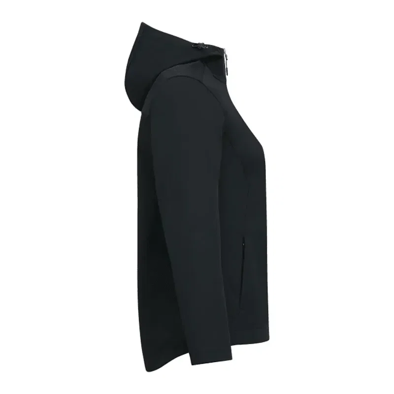 Branded Women's LEFROY Eco Softshell Jacket with Hood — view 18