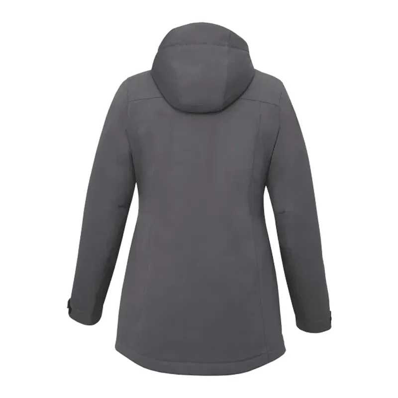 Customizable Women's Eco Insulated Hoodie Jacket - Lena — view 16