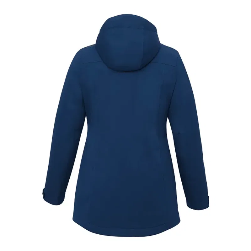 Customizable Women's Eco Insulated Hoodie Jacket - Lena — view 3
