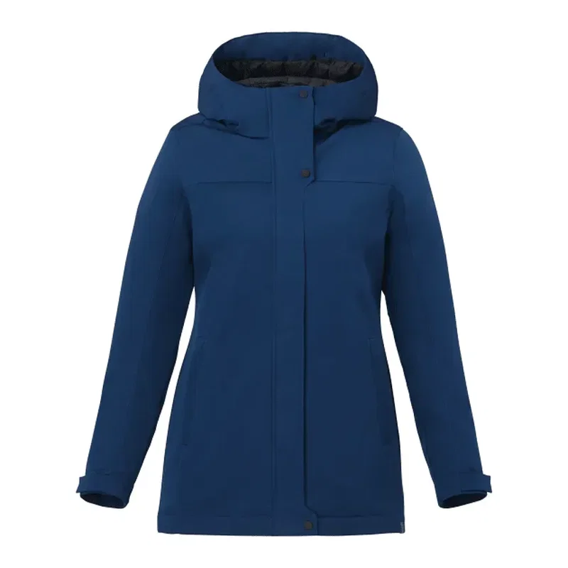 Customizable Women's Eco Insulated Hoodie Jacket - Lena — view 6