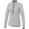 Women's Mather Performance Half Zip Top in Light Heather Grey