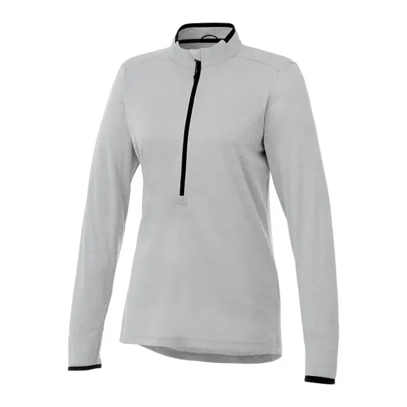 Custom Branded Women's Mather Performance Half Zip Top — view 7