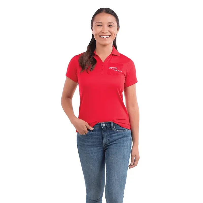Branded Women's Short Sleeve Performance Polo - Moreno — view 20