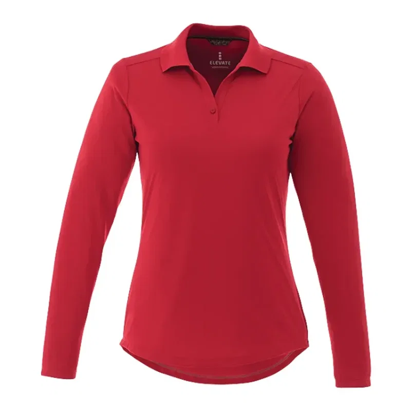 Personalized Women's MORI Performance Polo - Long Sleeve — view 1