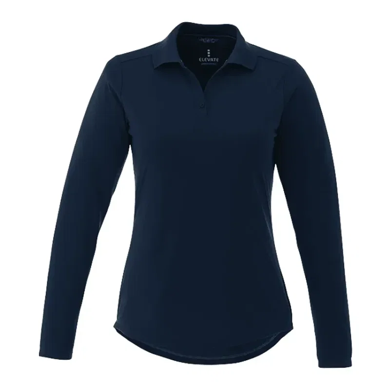 Personalized Women's MORI Performance Polo - Long Sleeve — view 13