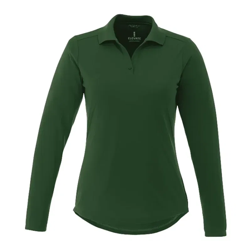 Personalized Women's MORI Performance Polo - Long Sleeve — view 17
