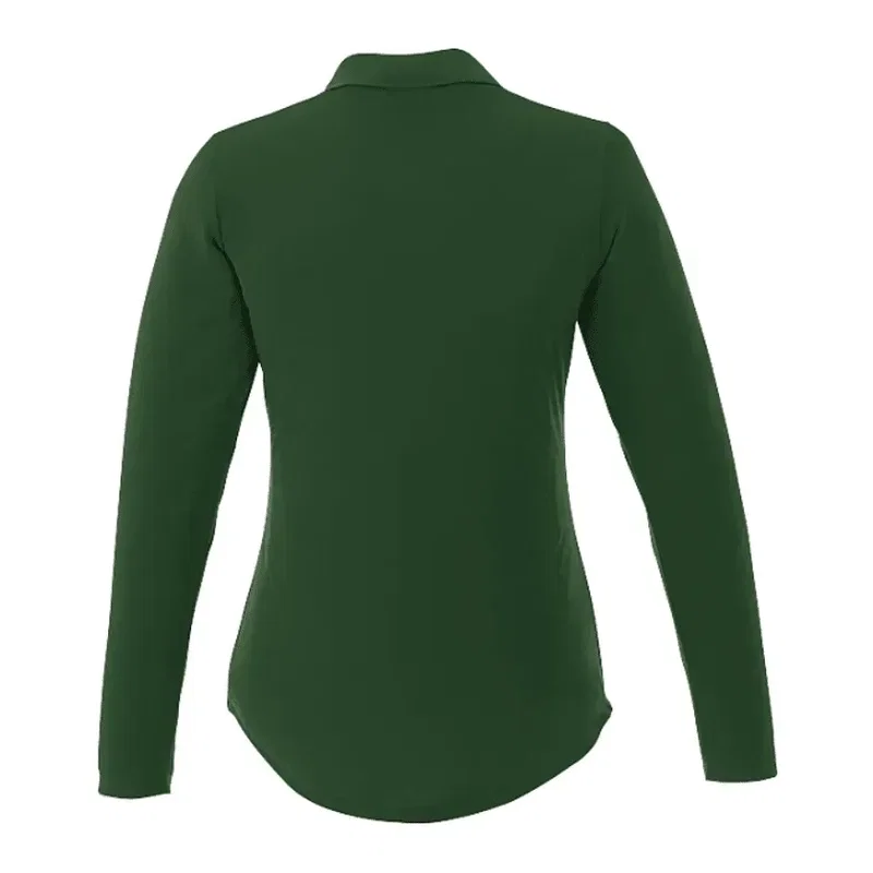 Personalized Women's MORI Performance Polo - Long Sleeve — view 18