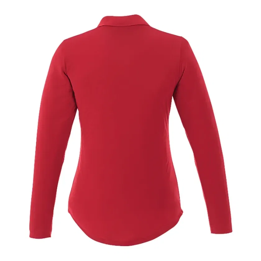 Personalized Women's MORI Performance Polo - Long Sleeve — view 2