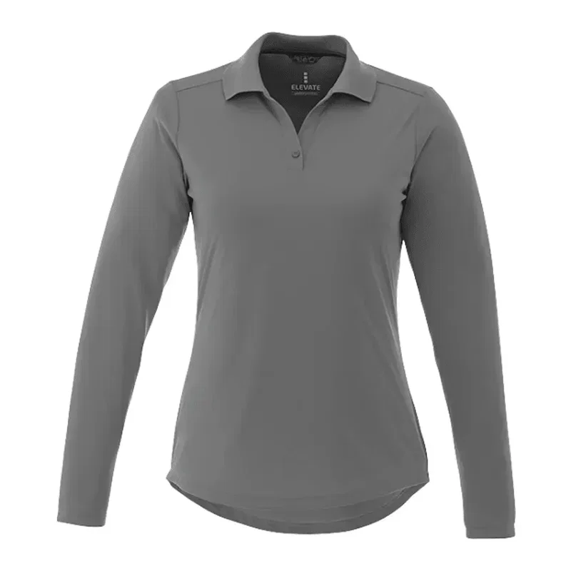 Personalized Women's MORI Performance Polo - Long Sleeve — view 24