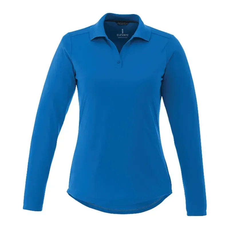 Personalized Women's MORI Performance Polo - Long Sleeve — view 9