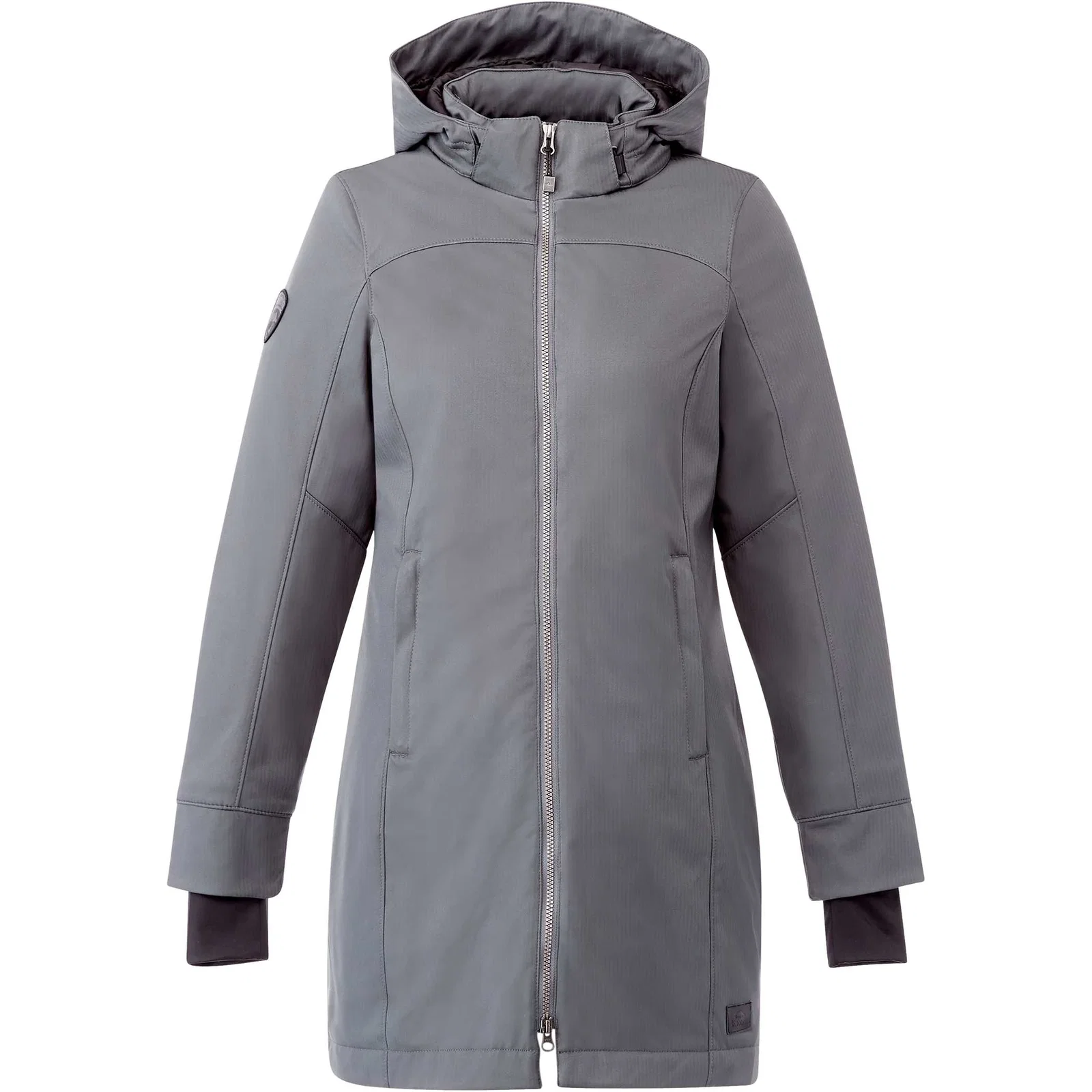 Custom Northlake Roots73 Insulated Women's Jacket with Detachable Hood — view 9