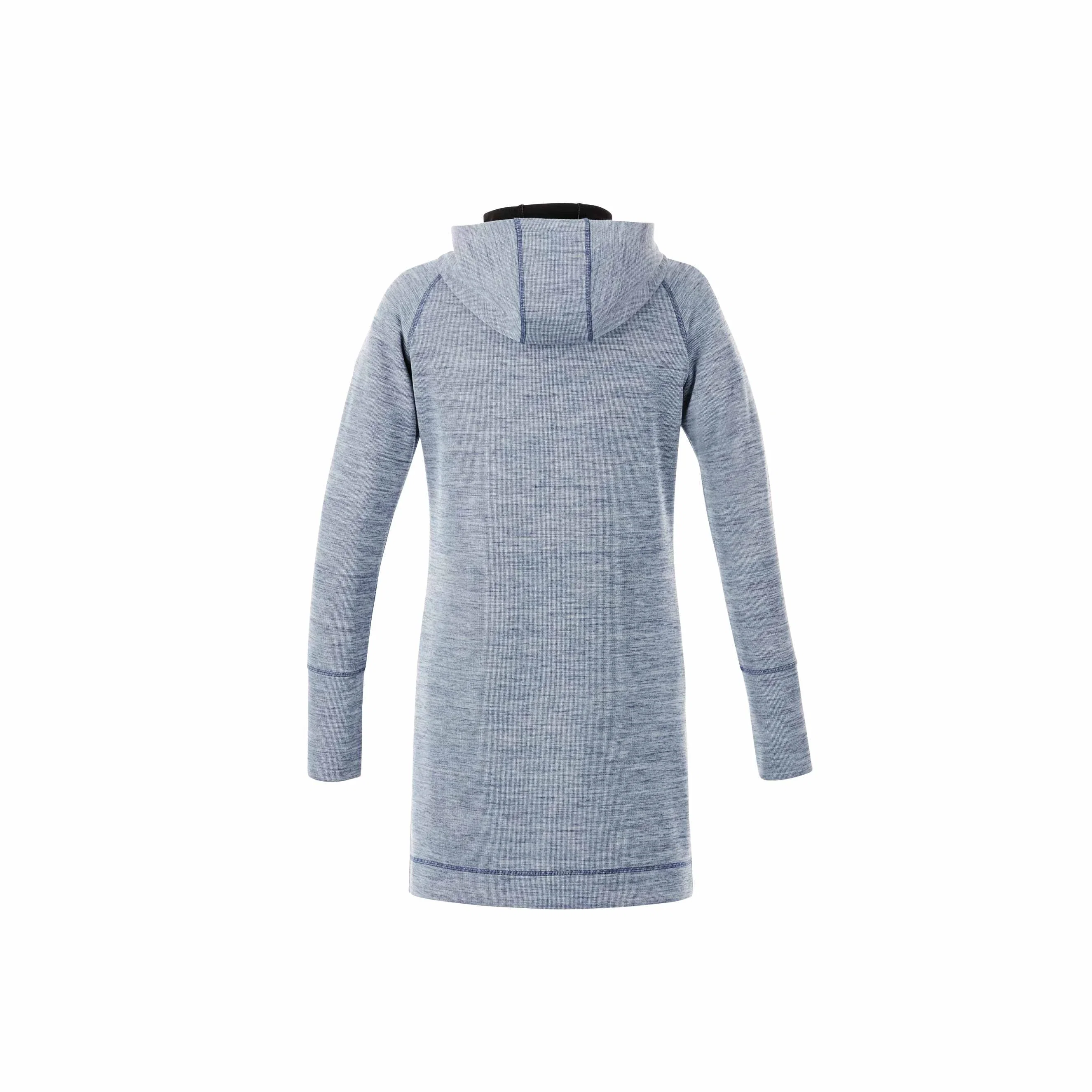 Personalized Women's Performance Full Zip Knit Hoodie Tunic - Odell — view 15