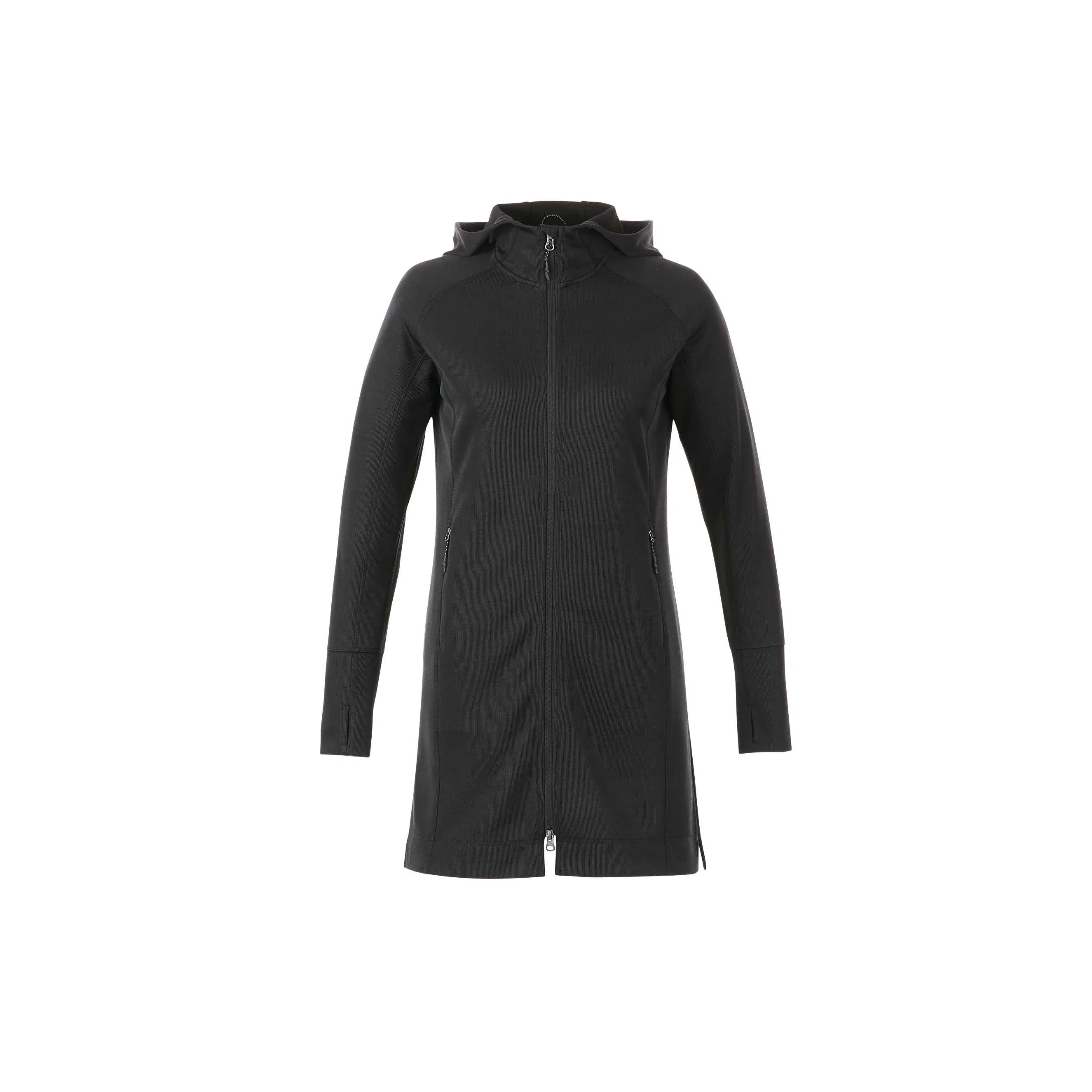 Personalized Women's Performance Full Zip Knit Hoodie Tunic - Odell — view 26