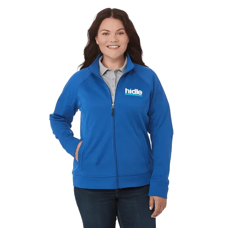 Custom Full Zip Okapi Performance Knit Jacket for Women — view 11
