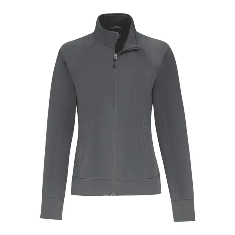 Custom Full Zip Okapi Performance Knit Jacket for Women — view 18