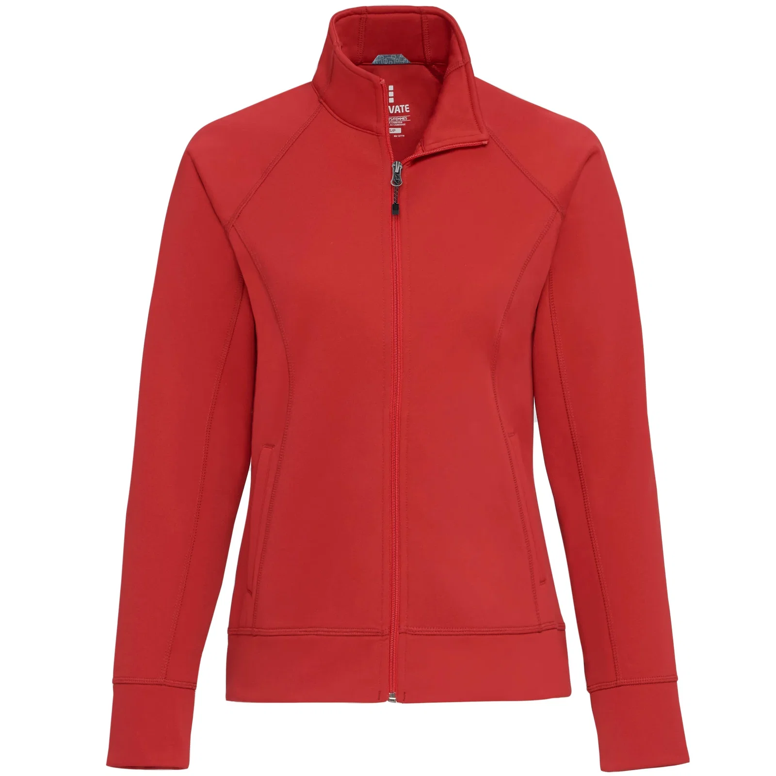 Custom Full Zip Okapi Performance Knit Jacket for Women — view 34
