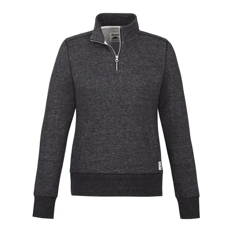 Custom Branded Women's Paddlecreek Sueded Fleece Quarter Zip Pullover — view 18