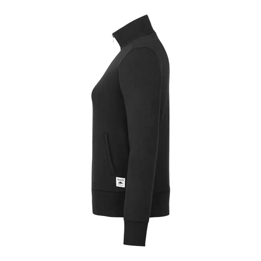 Custom Branded Women's Paddlecreek Sueded Fleece Quarter Zip Pullover — view 3