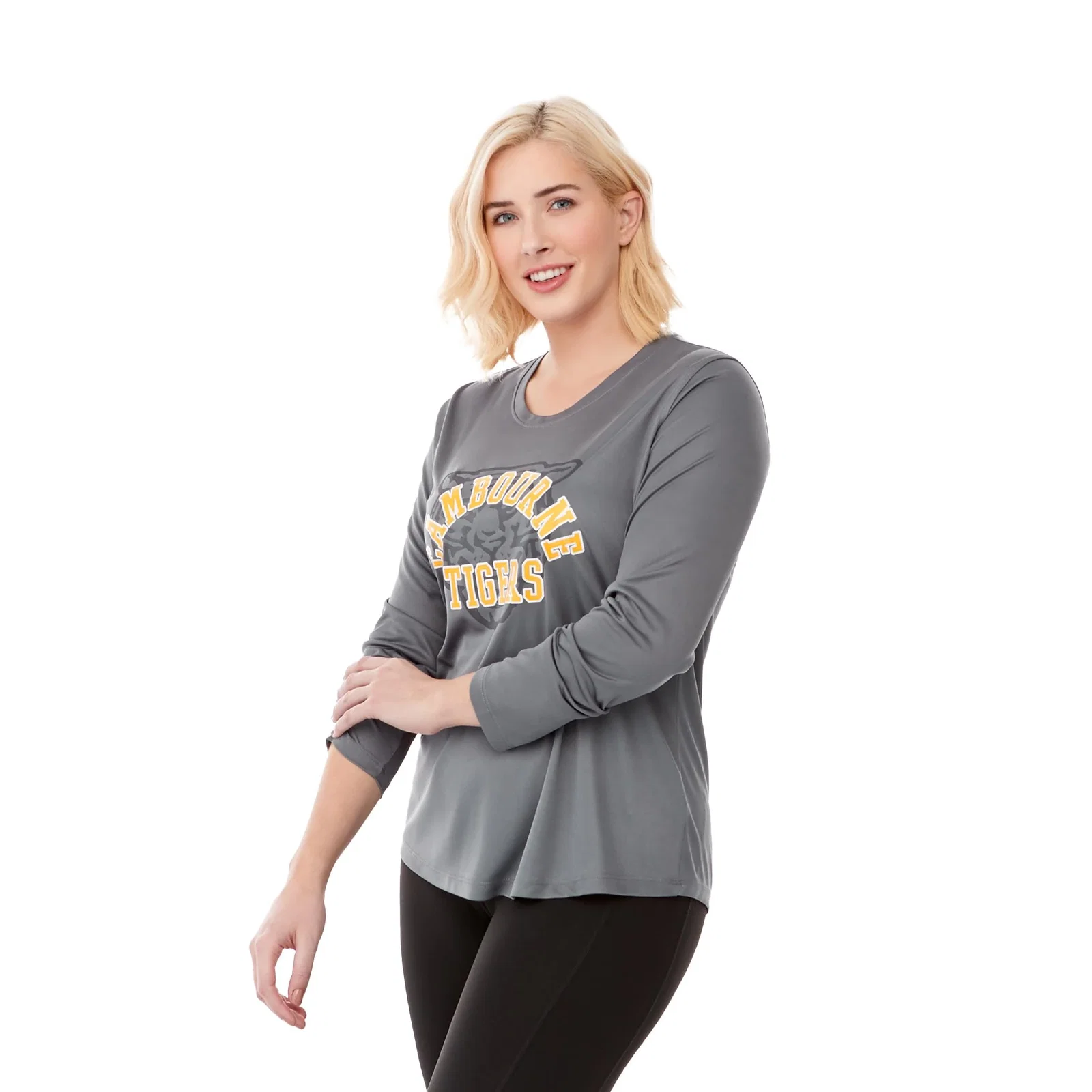 Custom Branded Long Sleeve Performance Tech Tee - Women's PARIMA — view 40
