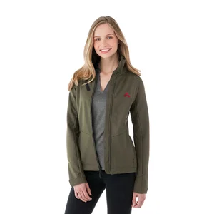 Peyto Women's Waterproof Softshell Jacket with Roll-Away Hood
