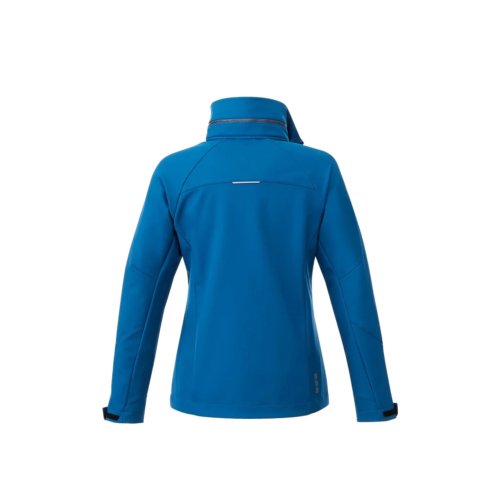 Custom Women's Waterproof Softshell Jacket with Roll-Away Hood - Peyto — view 24