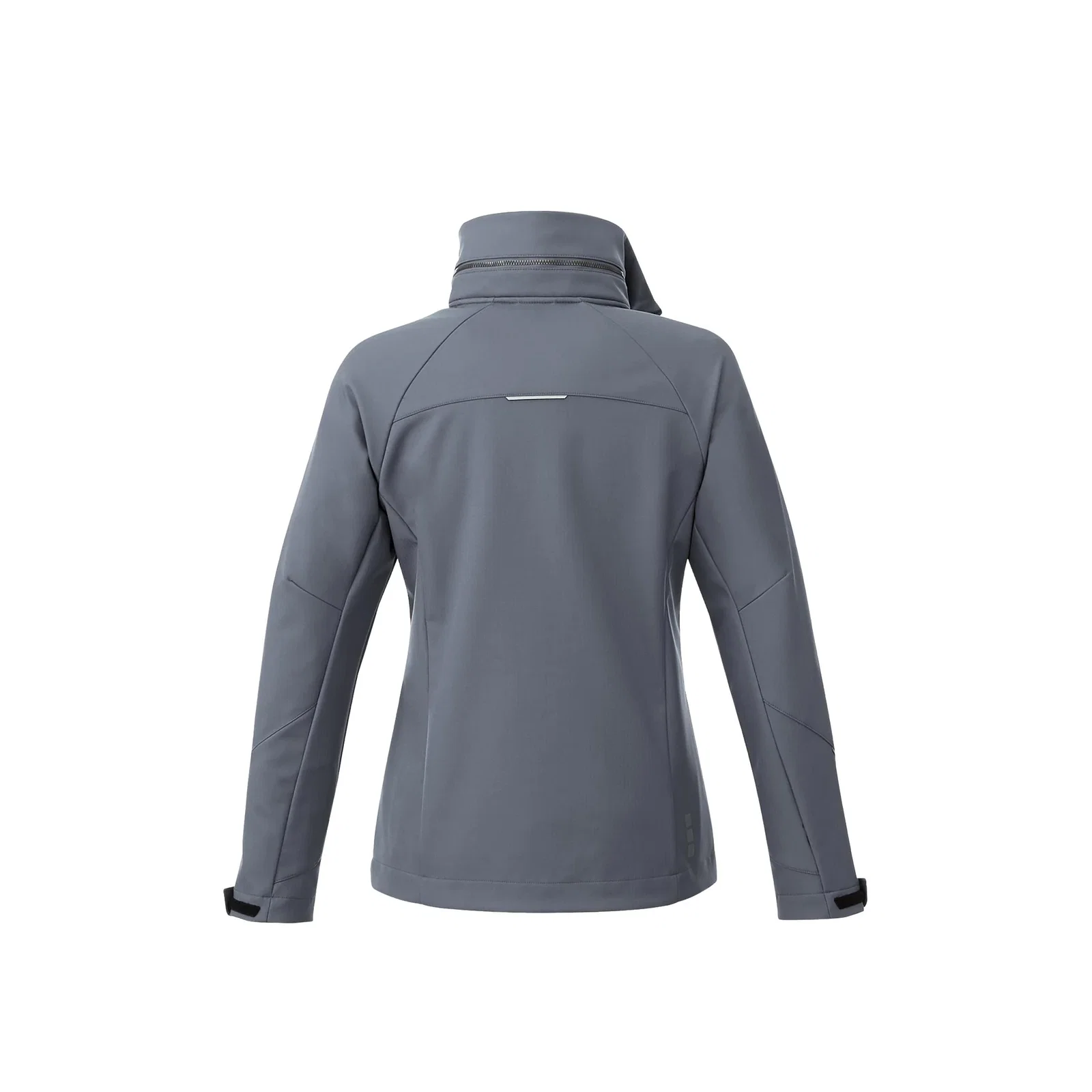 Custom Women's Waterproof Softshell Jacket with Roll-Away Hood - Peyto — view 35