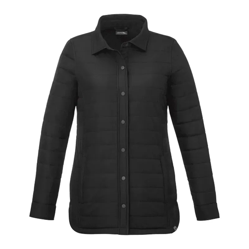 Custom Eco Insulated Lightweight Shacket for Women — view 10