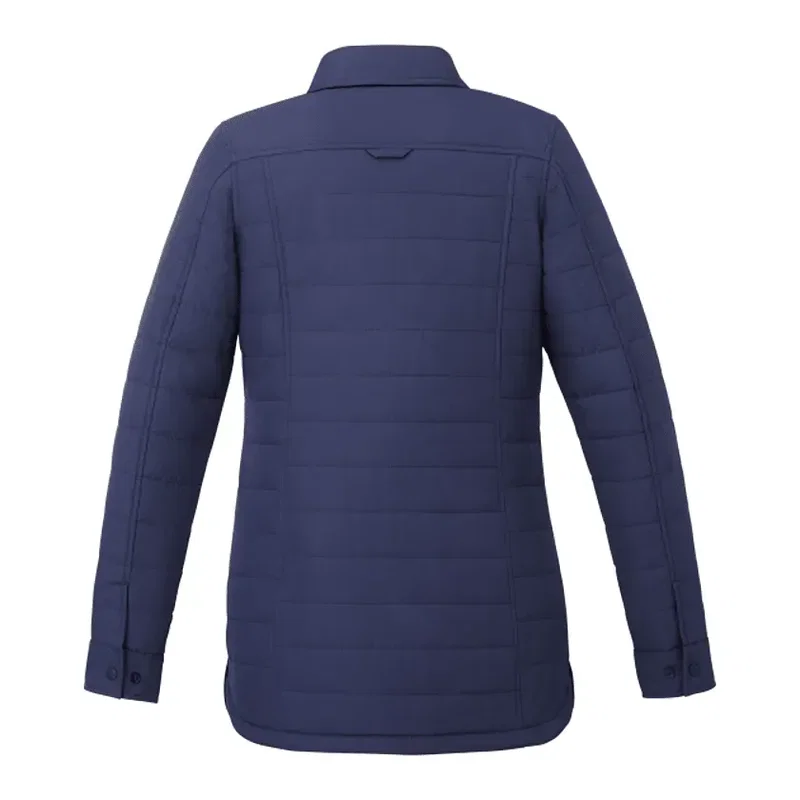 Custom Eco Insulated Lightweight Shacket for Women — view 2