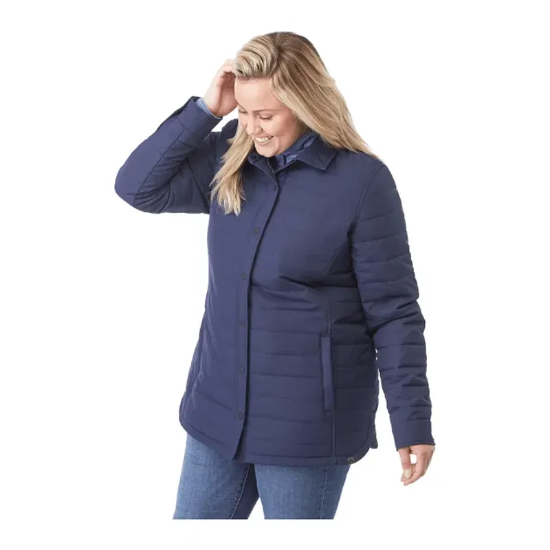 Custom Eco Insulated Lightweight Shacket for Women — view 6